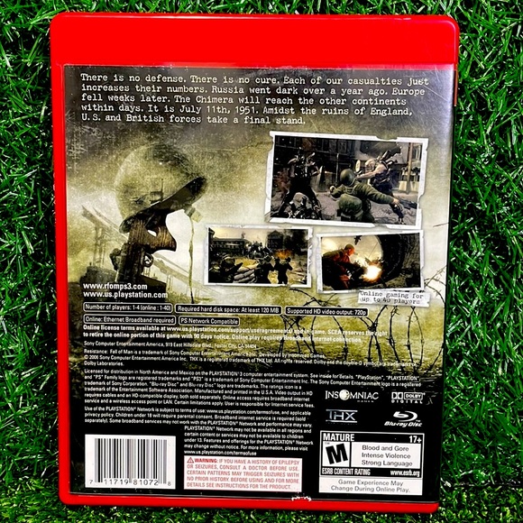 PlayStation 3 Resistance “FALL OF MAN” 👾 - Picture 2 of 6